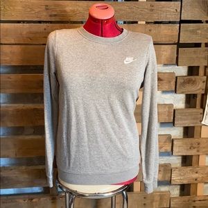 Nike, light grey crewneck.